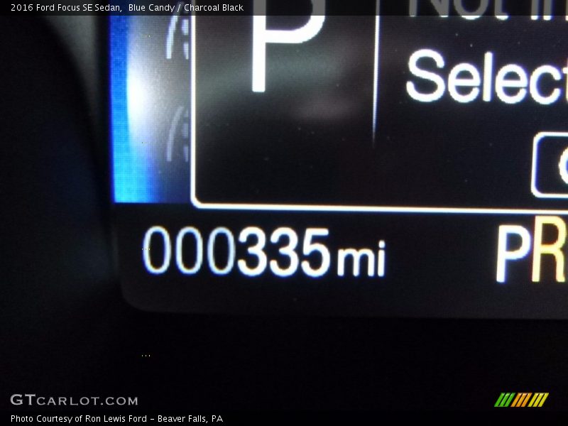 Blue Candy / Charcoal Black 2016 Ford Focus SE Sedan