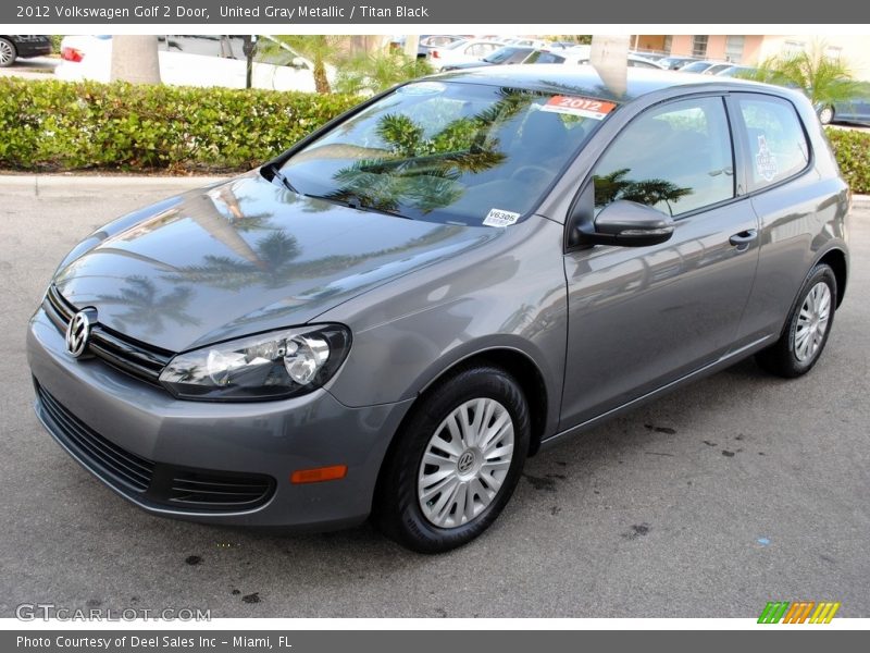 United Gray Metallic / Titan Black 2012 Volkswagen Golf 2 Door
