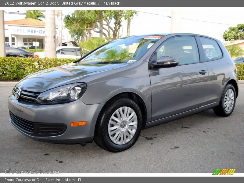 United Gray Metallic / Titan Black 2012 Volkswagen Golf 2 Door