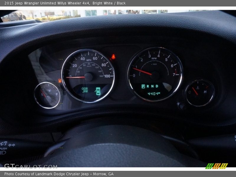 Bright White / Black 2015 Jeep Wrangler Unlimited Willys Wheeler 4x4