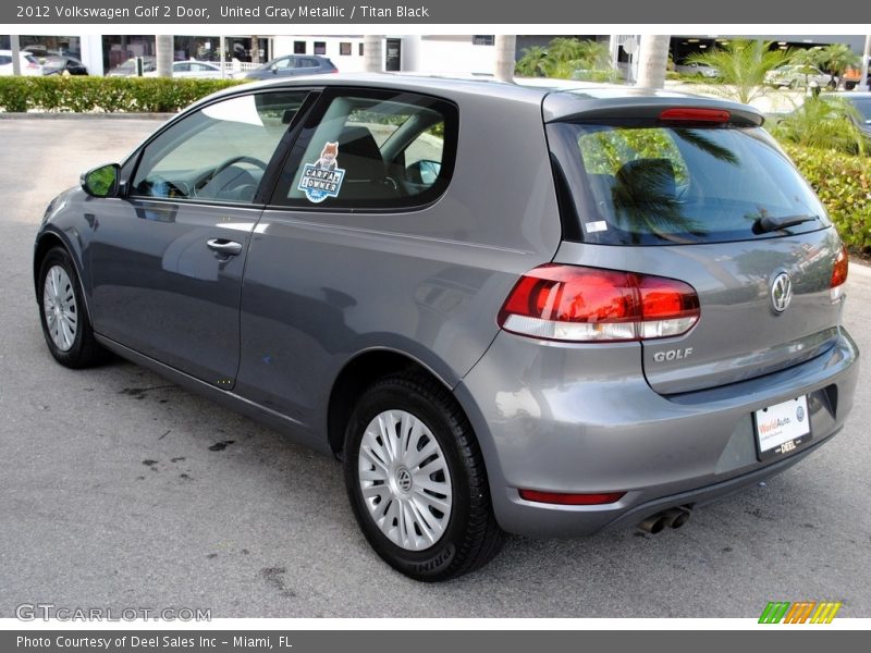 United Gray Metallic / Titan Black 2012 Volkswagen Golf 2 Door