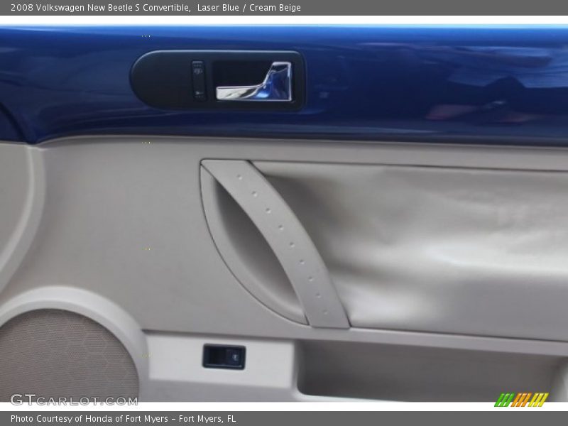Laser Blue / Cream Beige 2008 Volkswagen New Beetle S Convertible