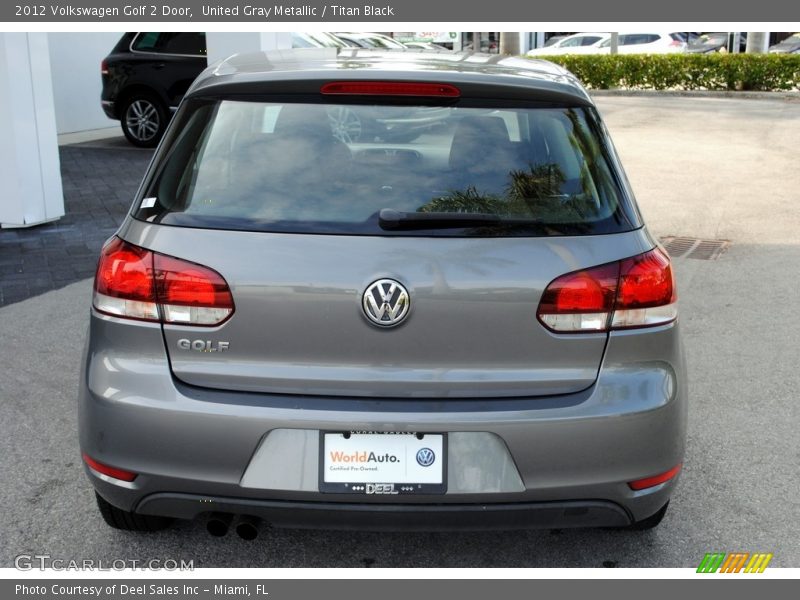 United Gray Metallic / Titan Black 2012 Volkswagen Golf 2 Door