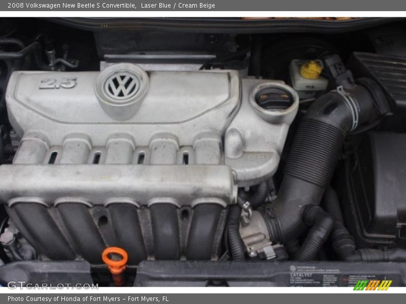 Laser Blue / Cream Beige 2008 Volkswagen New Beetle S Convertible