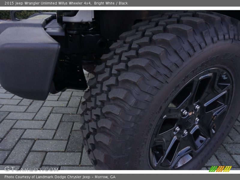 Bright White / Black 2015 Jeep Wrangler Unlimited Willys Wheeler 4x4