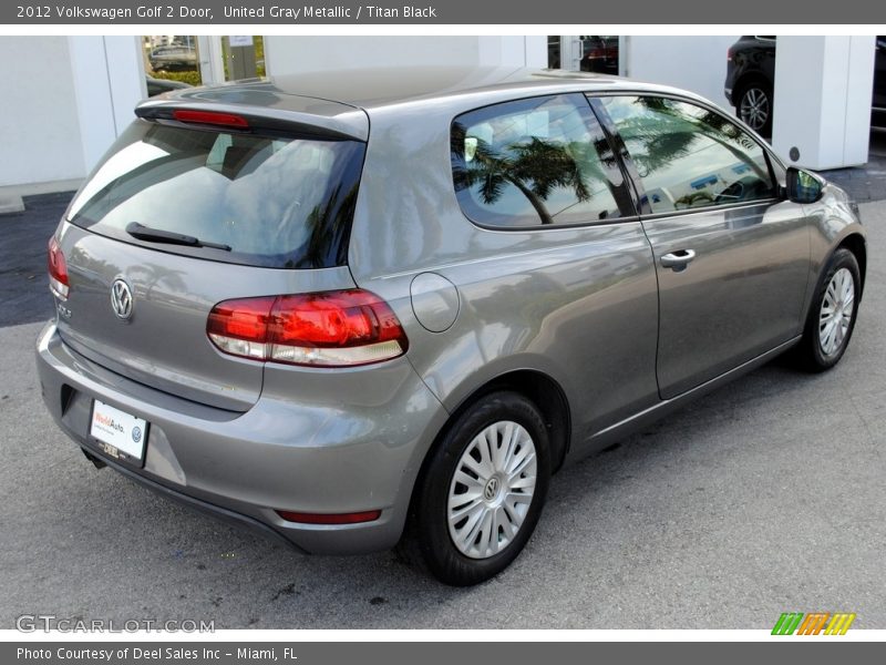 United Gray Metallic / Titan Black 2012 Volkswagen Golf 2 Door
