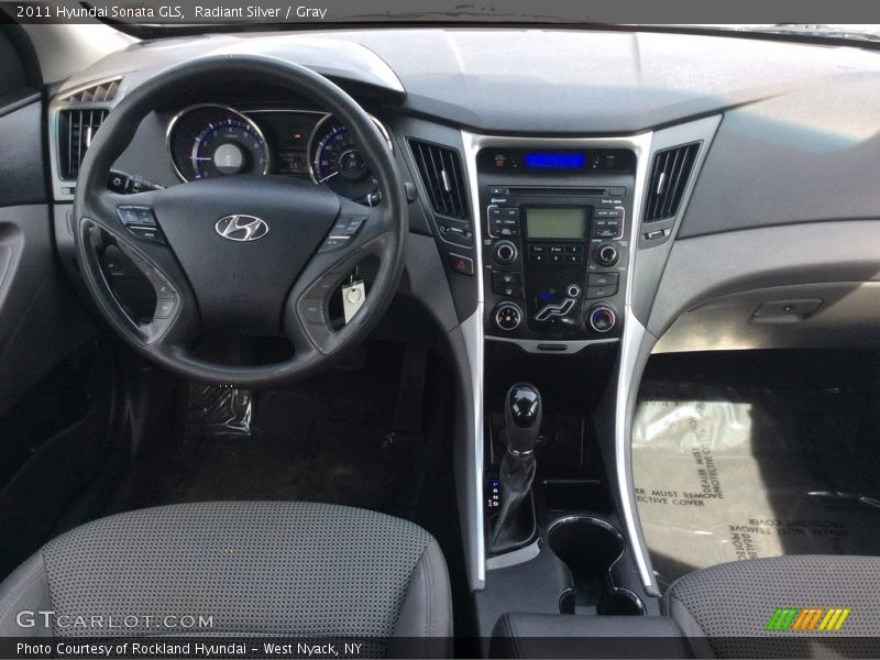 Radiant Silver / Gray 2011 Hyundai Sonata GLS