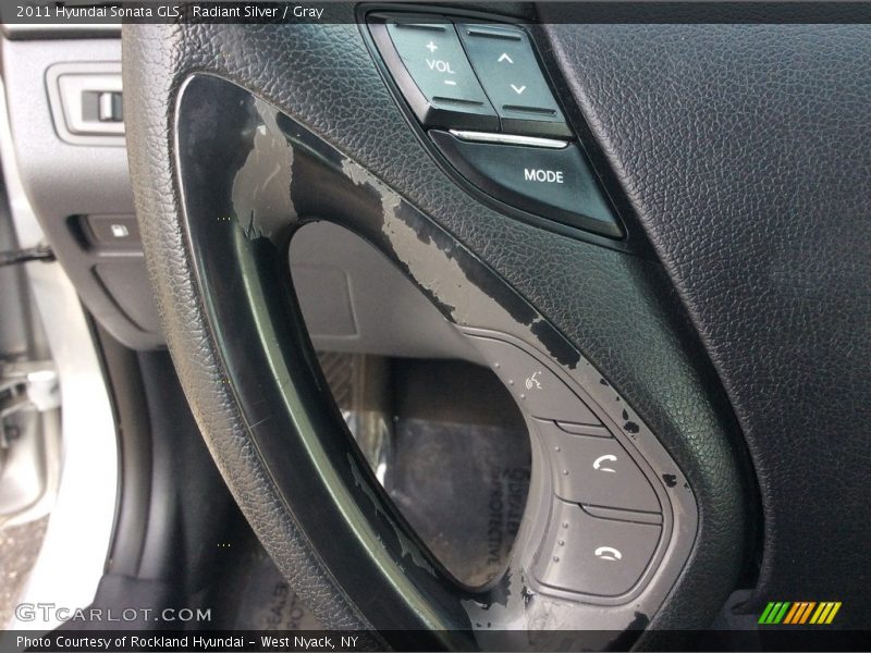 Radiant Silver / Gray 2011 Hyundai Sonata GLS