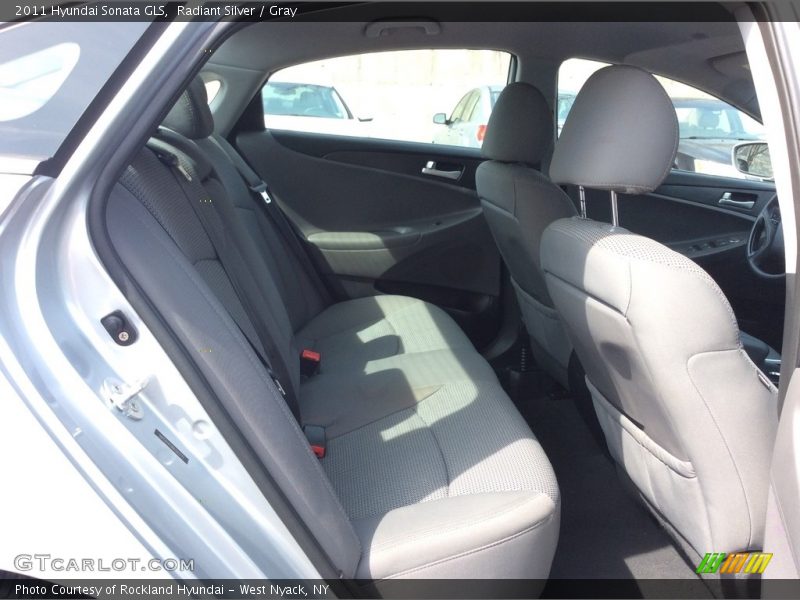 Radiant Silver / Gray 2011 Hyundai Sonata GLS