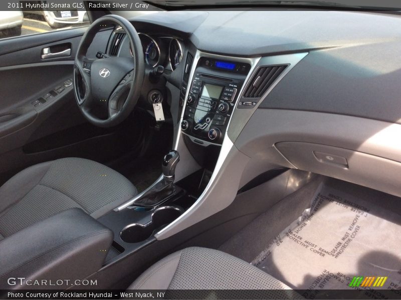 Radiant Silver / Gray 2011 Hyundai Sonata GLS