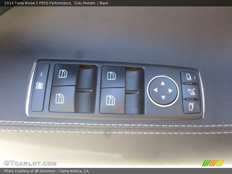 Grey Metallic / Black 2014 Tesla Model S P85D Performance