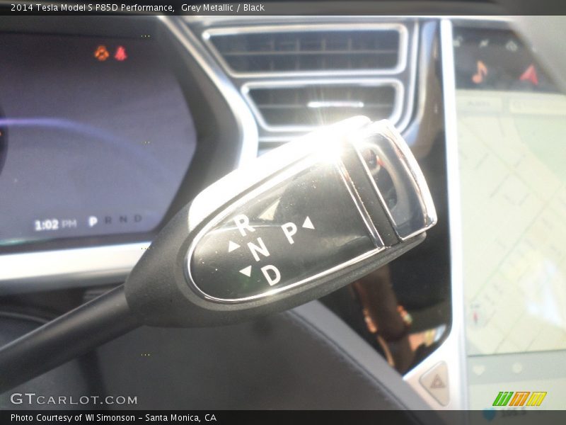 Grey Metallic / Black 2014 Tesla Model S P85D Performance