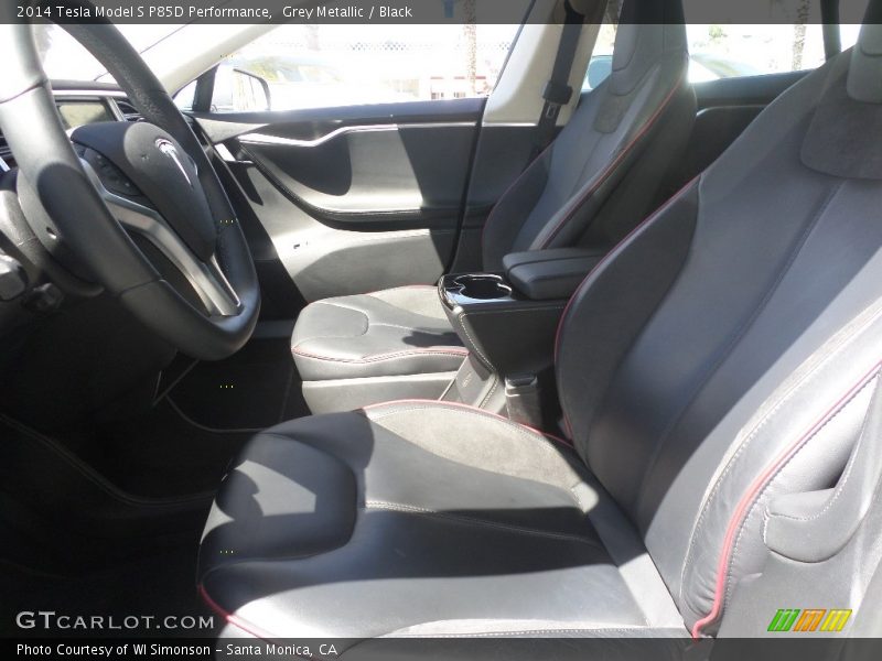 Grey Metallic / Black 2014 Tesla Model S P85D Performance