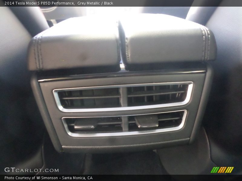 Grey Metallic / Black 2014 Tesla Model S P85D Performance