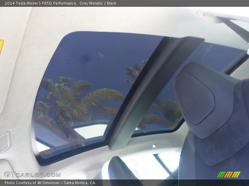 Grey Metallic / Black 2014 Tesla Model S P85D Performance