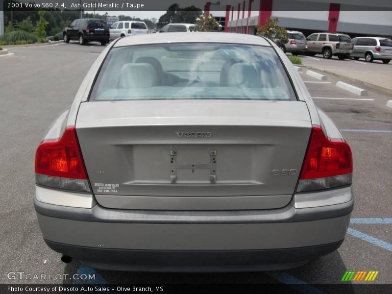 Ash Gold Metallic / Taupe 2001 Volvo S60 2.4