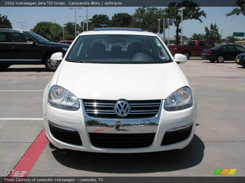 Campanella White / Anthracite 2009 Volkswagen Jetta TDI Sedan