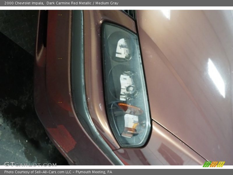 Dark Carmine Red Metallic / Medium Gray 2000 Chevrolet Impala