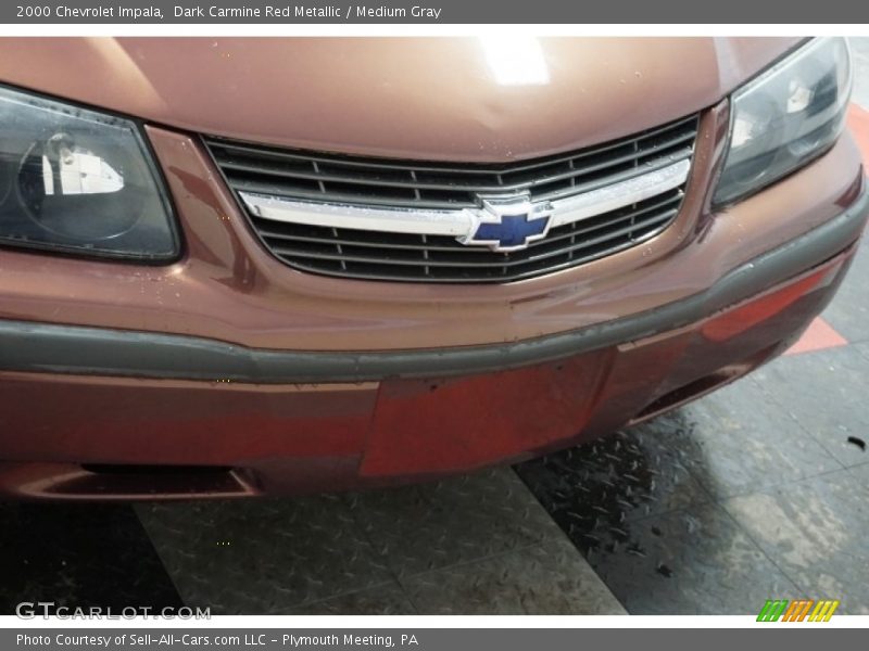 Dark Carmine Red Metallic / Medium Gray 2000 Chevrolet Impala