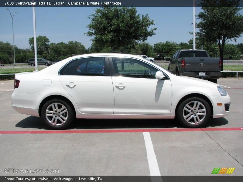 Campanella White / Anthracite 2009 Volkswagen Jetta TDI Sedan