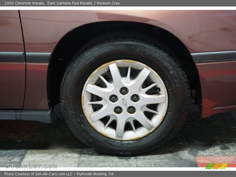 Dark Carmine Red Metallic / Medium Gray 2000 Chevrolet Impala