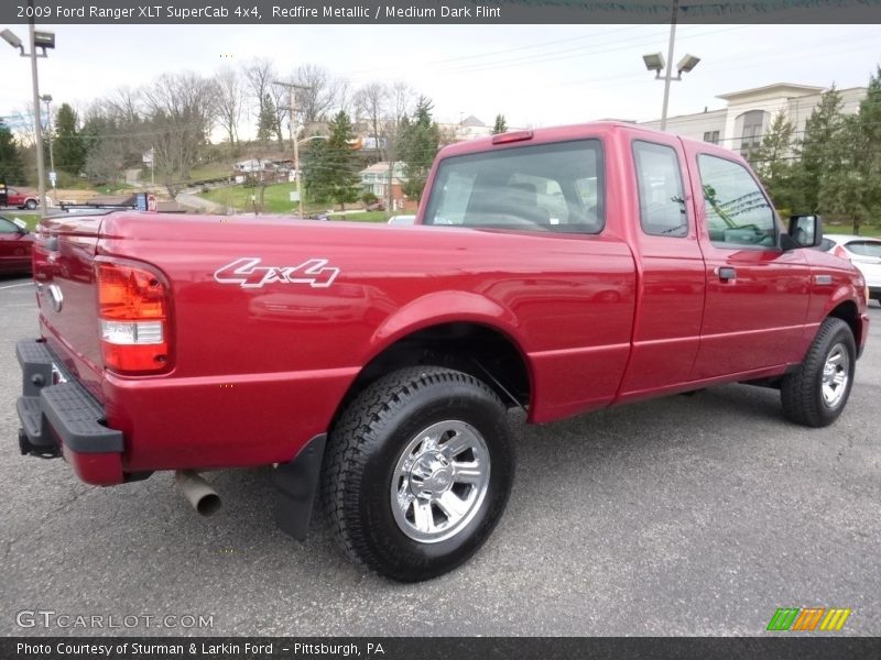Redfire Metallic / Medium Dark Flint 2009 Ford Ranger XLT SuperCab 4x4