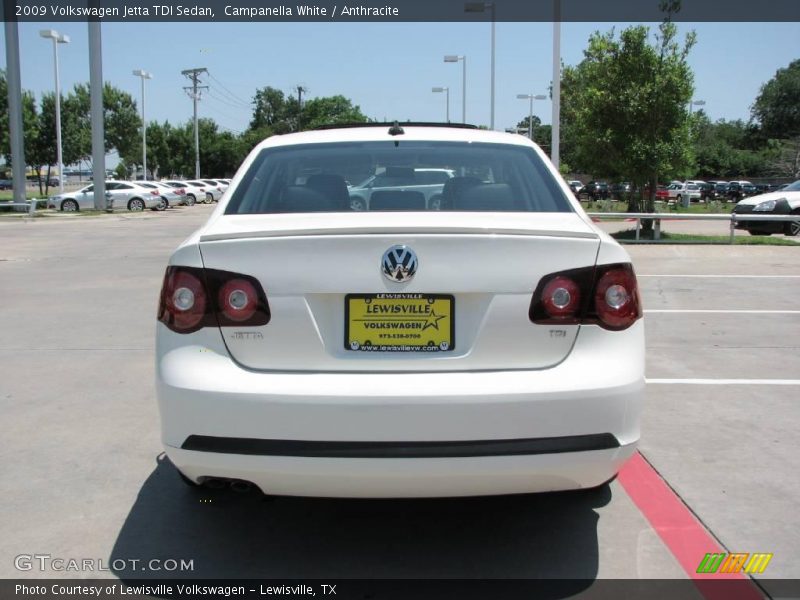 Campanella White / Anthracite 2009 Volkswagen Jetta TDI Sedan