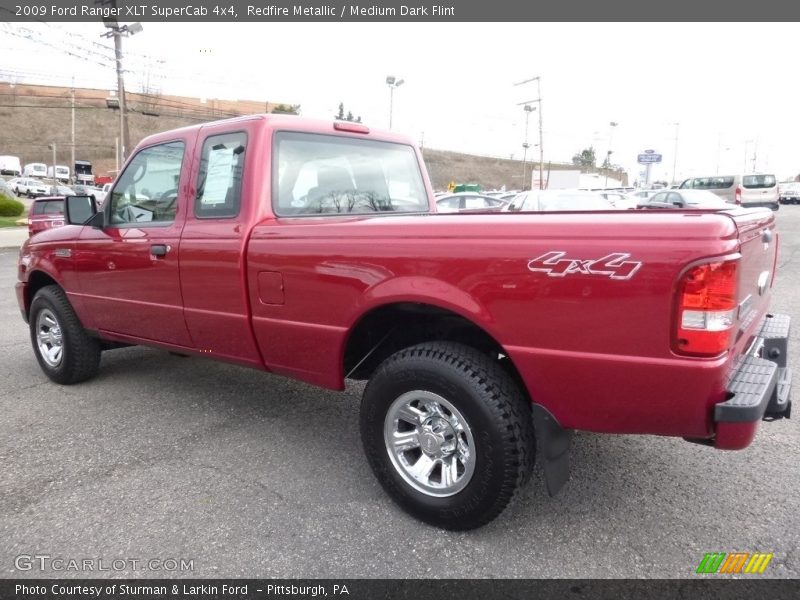 Redfire Metallic / Medium Dark Flint 2009 Ford Ranger XLT SuperCab 4x4