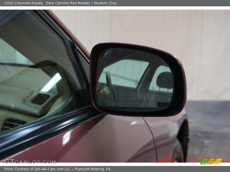 Dark Carmine Red Metallic / Medium Gray 2000 Chevrolet Impala
