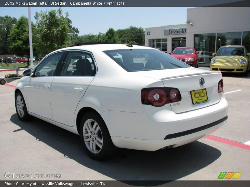 Campanella White / Anthracite 2009 Volkswagen Jetta TDI Sedan