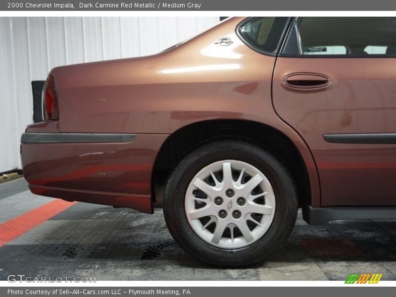 Dark Carmine Red Metallic / Medium Gray 2000 Chevrolet Impala