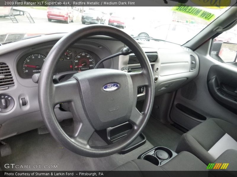 Redfire Metallic / Medium Dark Flint 2009 Ford Ranger XLT SuperCab 4x4
