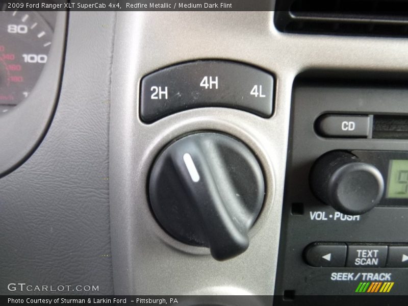 Redfire Metallic / Medium Dark Flint 2009 Ford Ranger XLT SuperCab 4x4