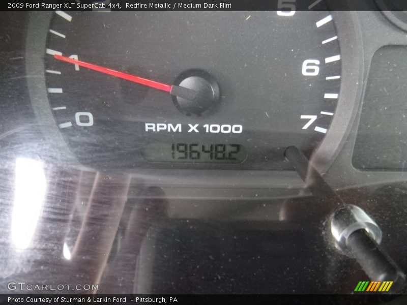 Redfire Metallic / Medium Dark Flint 2009 Ford Ranger XLT SuperCab 4x4