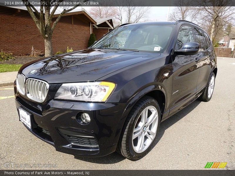 Carbon Black Metallic / Black 2014 BMW X3 xDrive35i