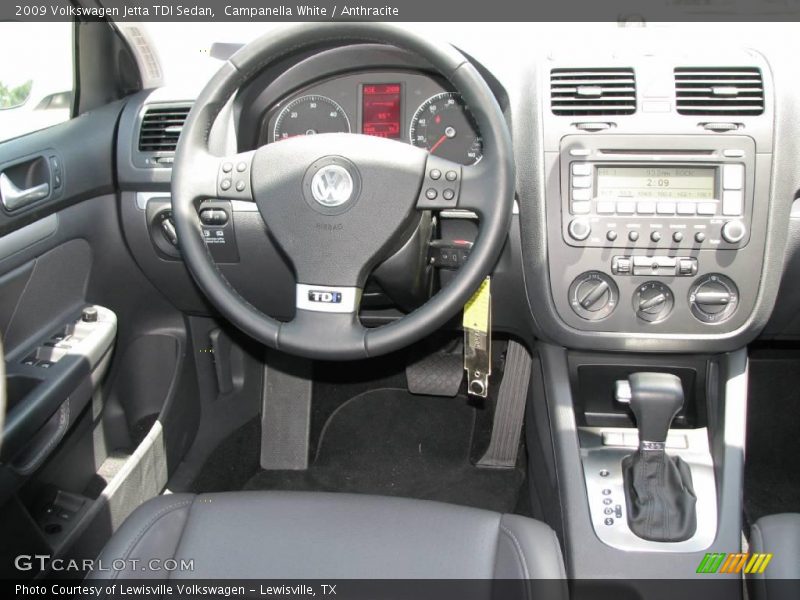 Campanella White / Anthracite 2009 Volkswagen Jetta TDI Sedan