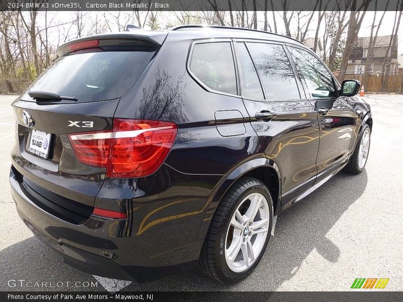 Carbon Black Metallic / Black 2014 BMW X3 xDrive35i