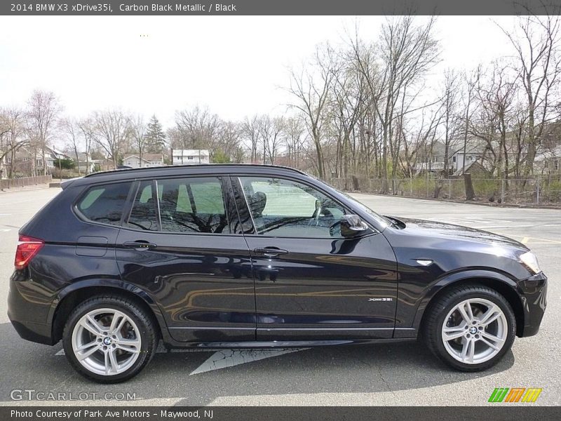 Carbon Black Metallic / Black 2014 BMW X3 xDrive35i