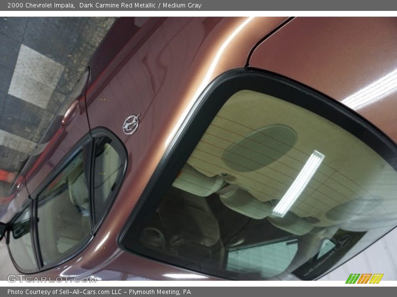 Dark Carmine Red Metallic / Medium Gray 2000 Chevrolet Impala