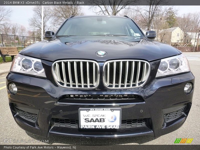 Carbon Black Metallic / Black 2014 BMW X3 xDrive35i