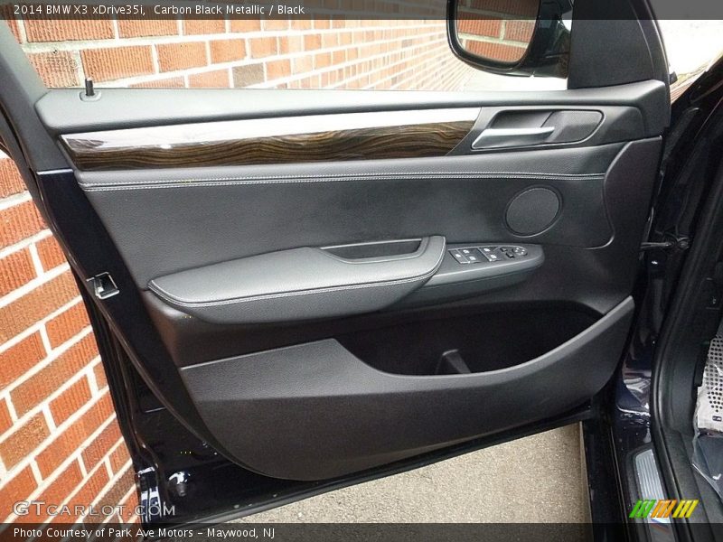 Carbon Black Metallic / Black 2014 BMW X3 xDrive35i