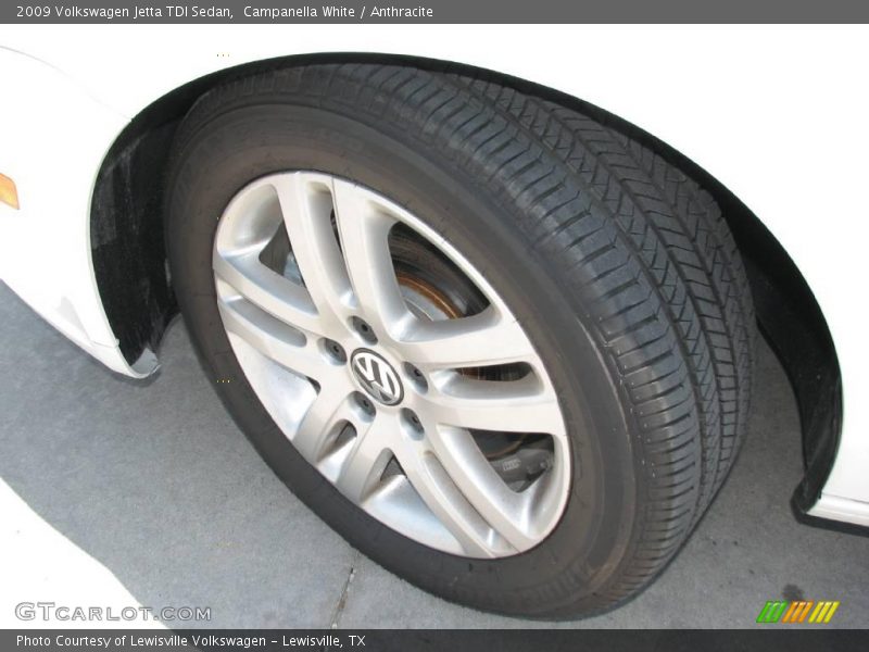 Campanella White / Anthracite 2009 Volkswagen Jetta TDI Sedan