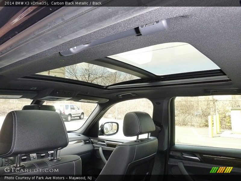 Carbon Black Metallic / Black 2014 BMW X3 xDrive35i