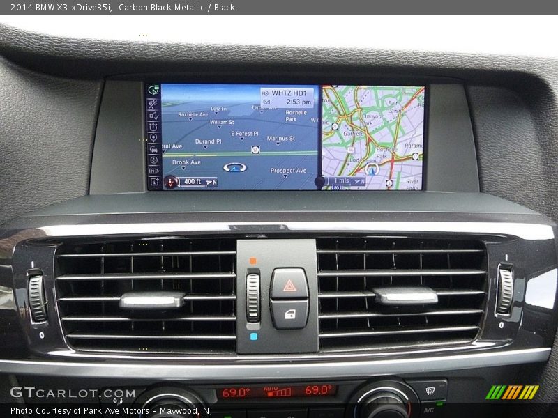 Carbon Black Metallic / Black 2014 BMW X3 xDrive35i