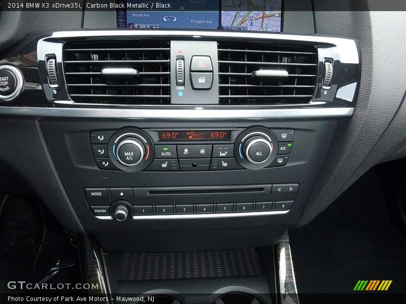 Carbon Black Metallic / Black 2014 BMW X3 xDrive35i