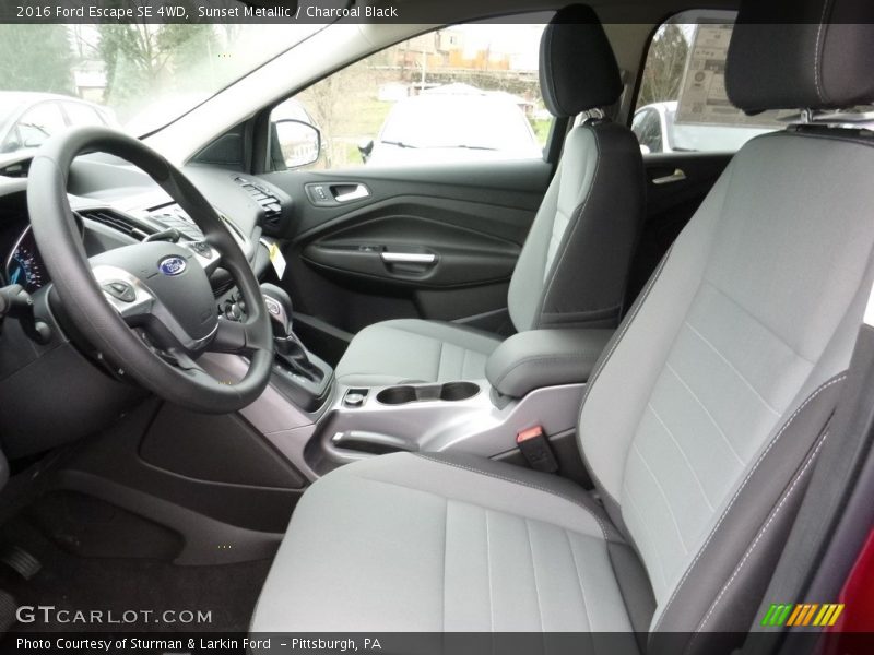 Sunset Metallic / Charcoal Black 2016 Ford Escape SE 4WD