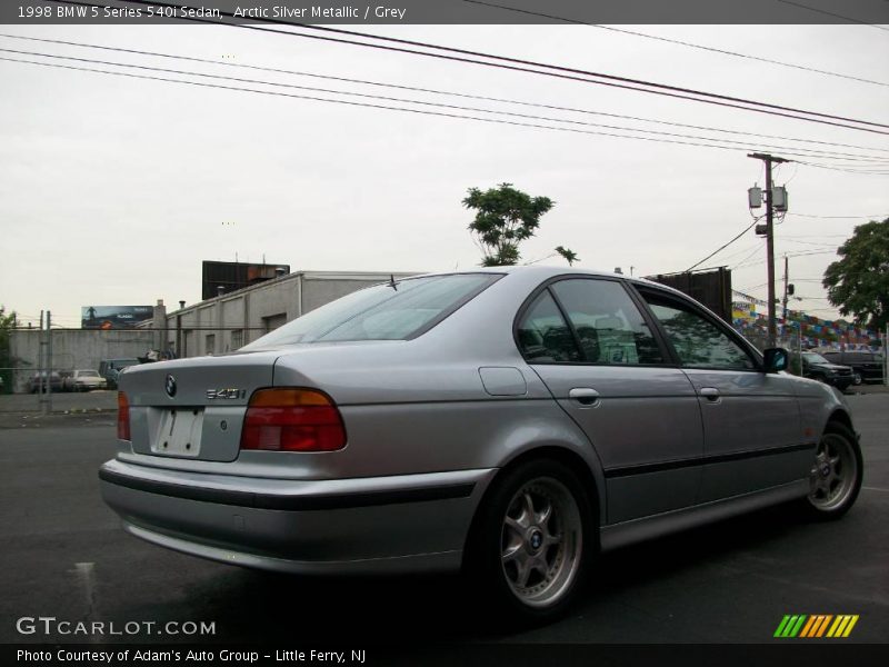 Arctic Silver Metallic / Grey 1998 BMW 5 Series 540i Sedan