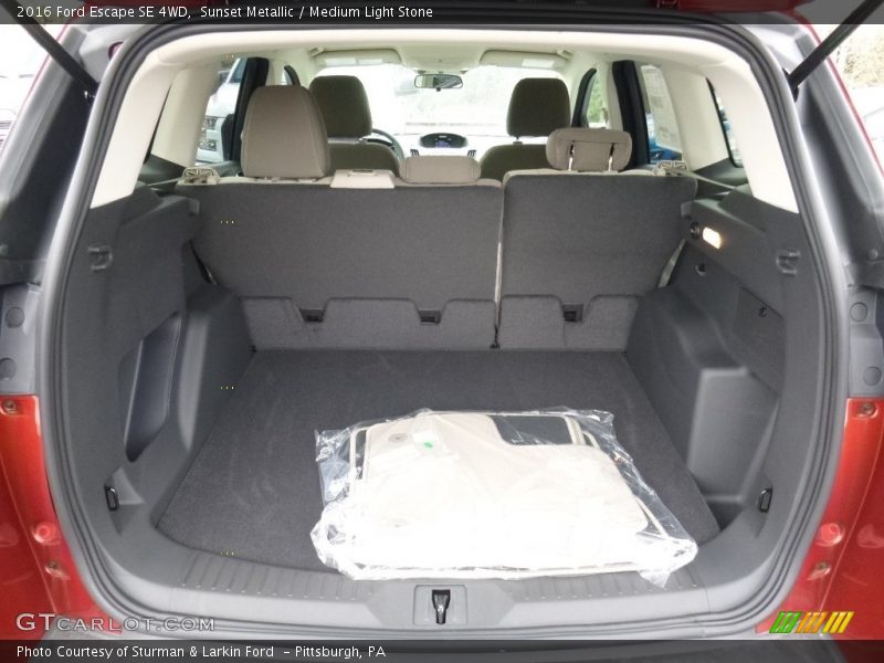 Sunset Metallic / Medium Light Stone 2016 Ford Escape SE 4WD