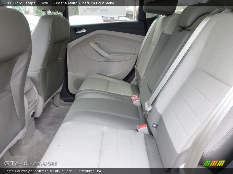 Sunset Metallic / Medium Light Stone 2016 Ford Escape SE 4WD