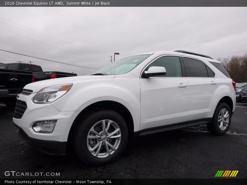 Summit White / Jet Black 2016 Chevrolet Equinox LT AWD
